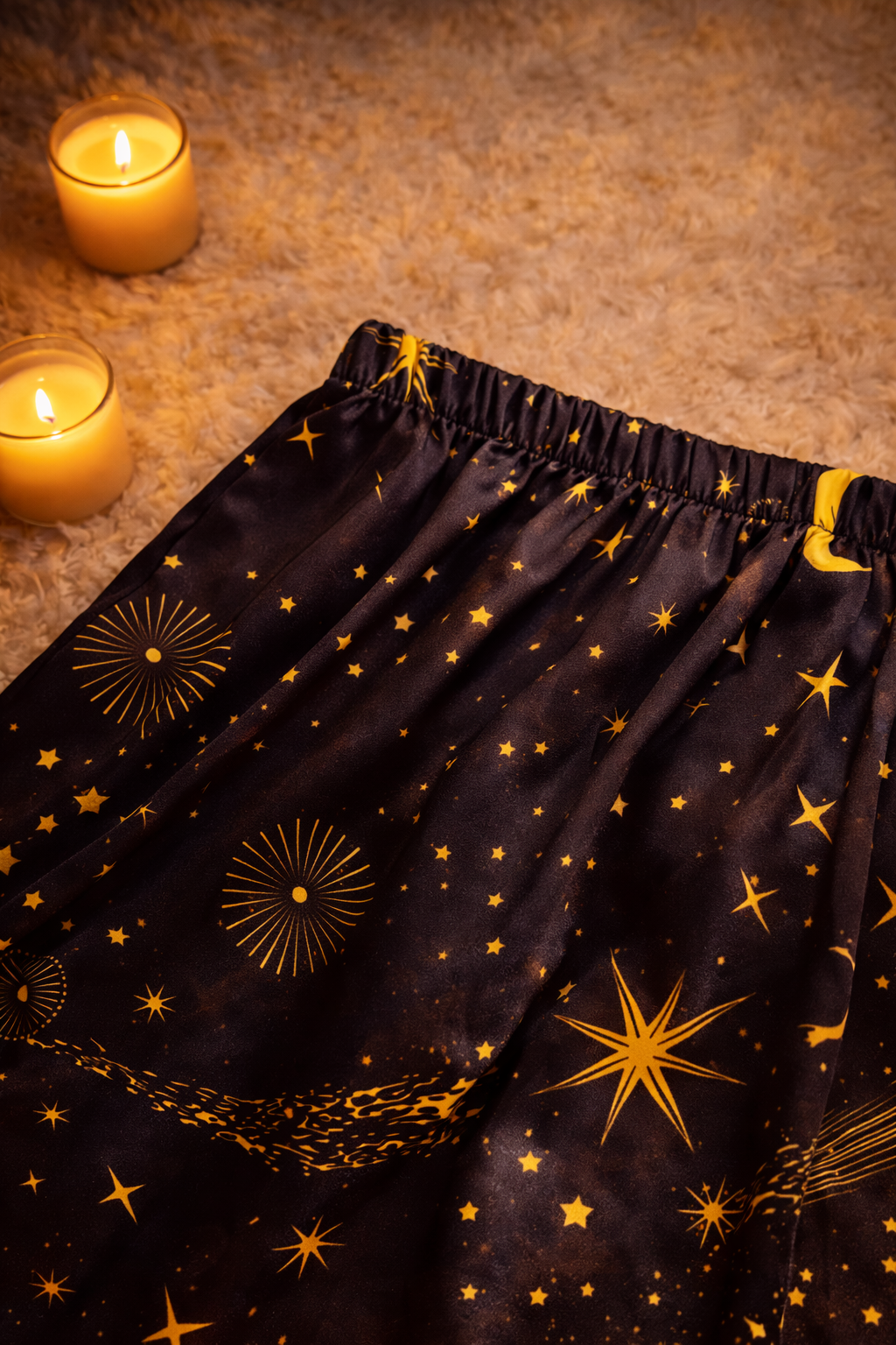 Nesta’s Night Court Reading Set | Celestial 3-Piece Starlight Pajamas & Lounge Set