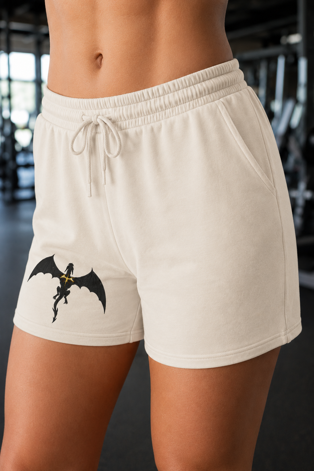 Dragon Wing Garment-Dyed Fleece Shorts