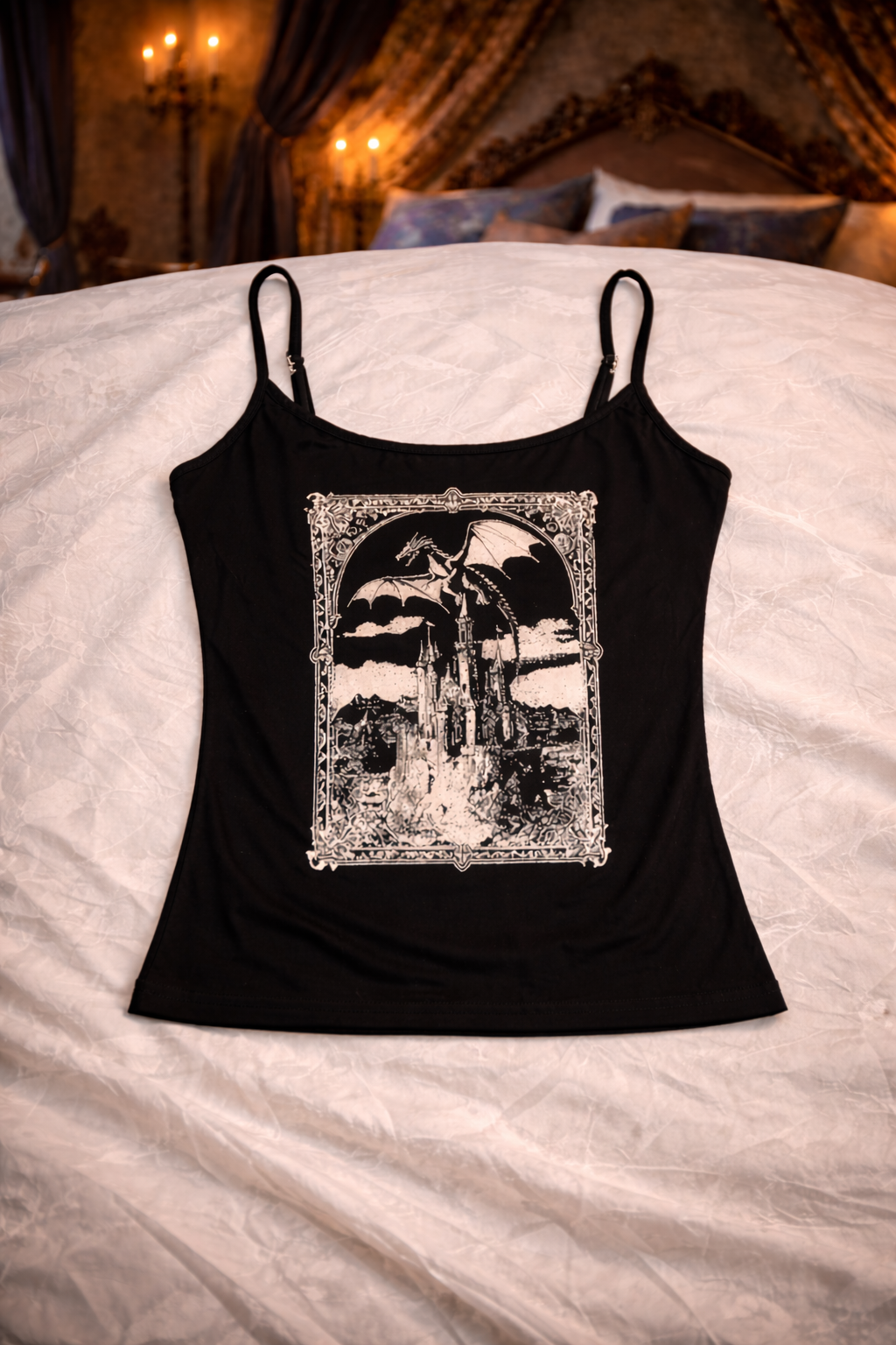 The Basgiath Academy Cami | Dragon Rider Woodcut Illustration