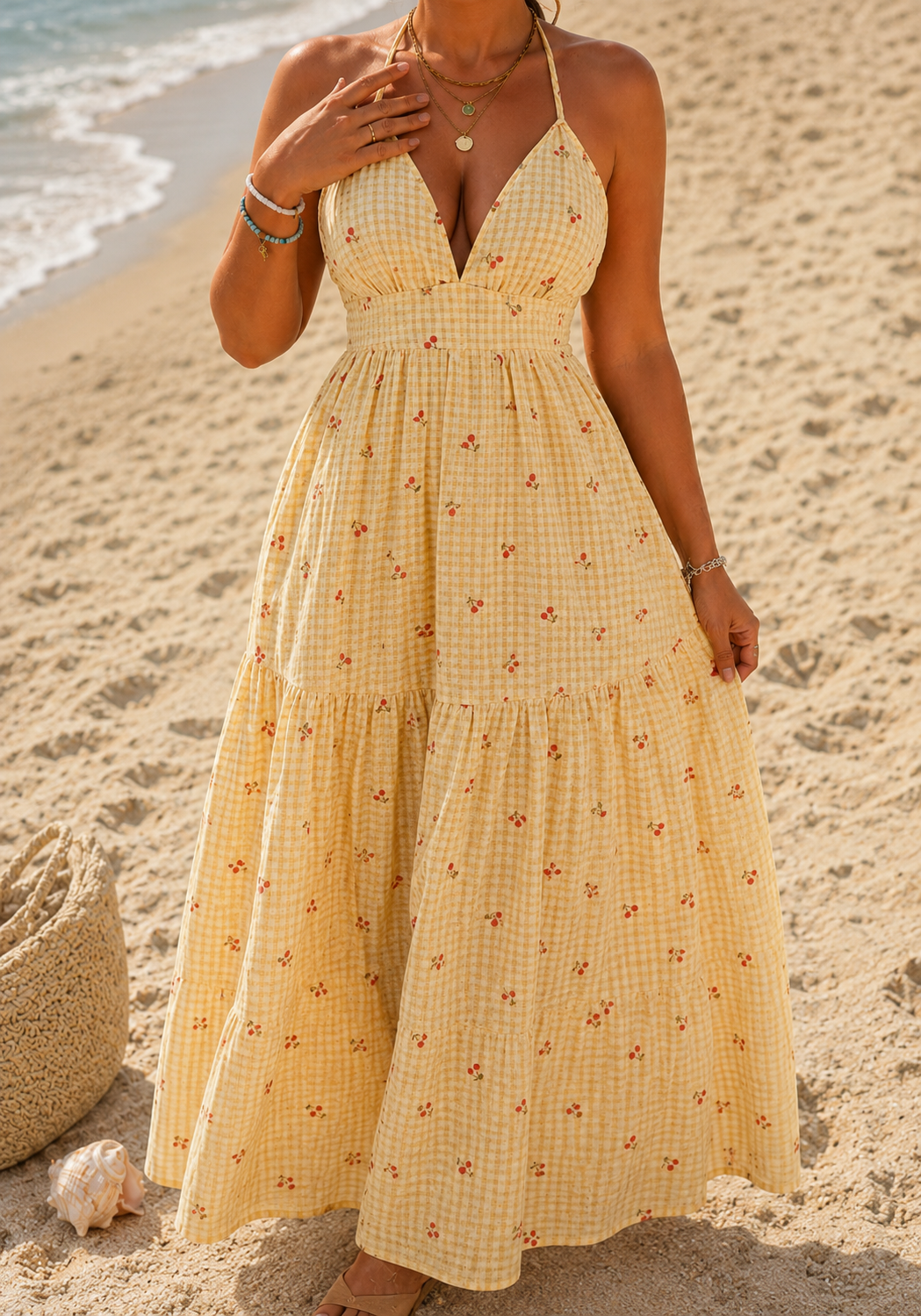 Summer Court Sun-Drenched Maxi Dress