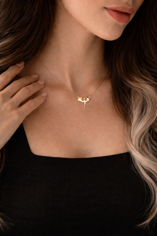 The Dual Bond Dragon Necklace | Gold & Silver Rider Pendants