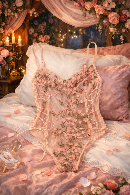 Elain Archeron Spring Court Lingerie | ACOTAR Inspired Floral Whisper Intimates