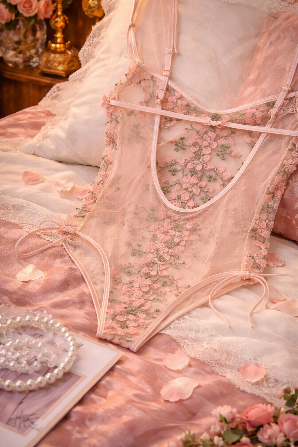 Elain Archeron Spring Court Lingerie | ACOTAR Inspired Floral Whisper Intimates