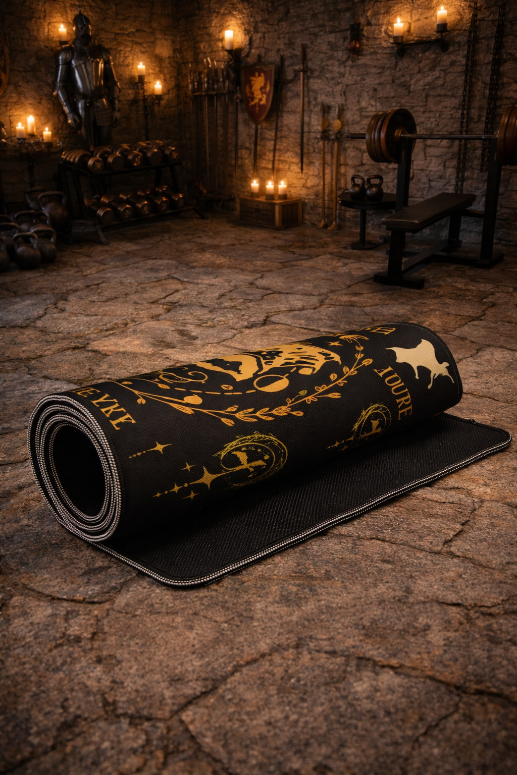 The Dragon Rider Performance Gym Mat | "Fighting Dragons" Edition