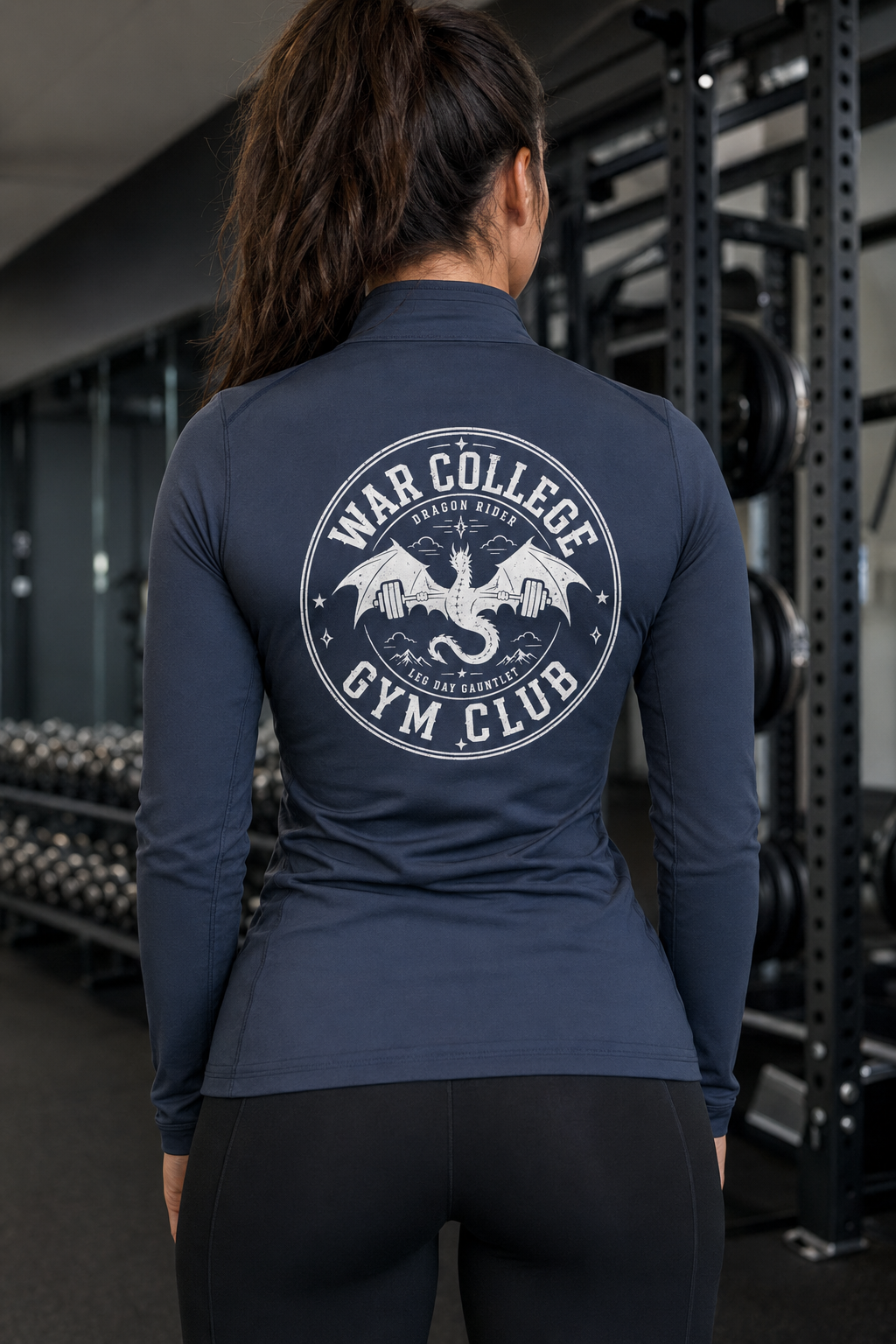Dragon Rider Gym Club Quarter-zip Pullover